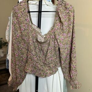 H&M Floral long sleeve